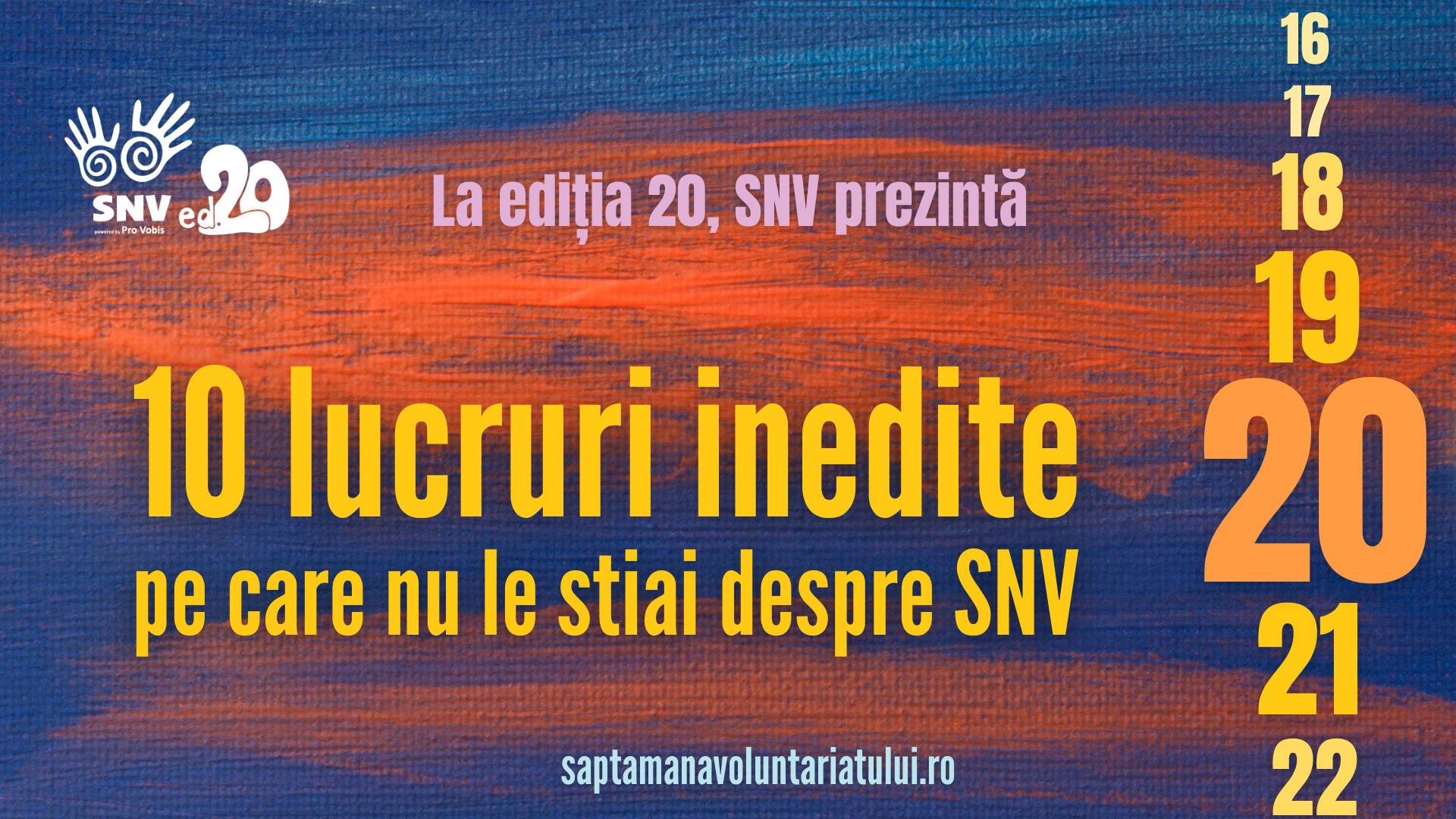 Read more about the article 10 lucruri inedite pe care nu le știai despre SNV